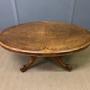 Large Sized Victorian Burr Walnut Coffee Table