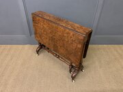 Large Victorian Burr Walnut Sutherland Table