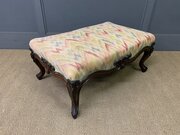 Large Victorian Rosewood Foot Stool