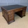 Mahogany Partners Pedestal Desk by Maple & Co.