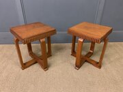 Pair Of Art Deco Lamp Tables