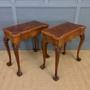 Pair of Burr Walnut Tea Tables
