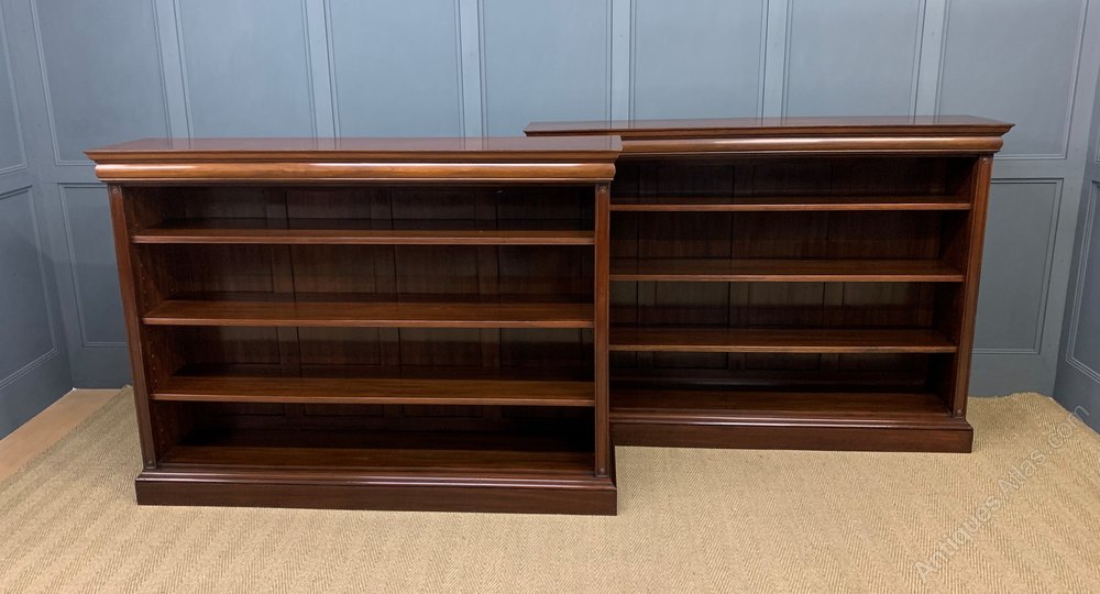 Pair Of Mahogany Open Bookcases By Holland & Sons Antiques Atlas