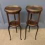 Pair of Mahogany Stands