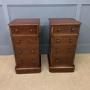 Pair of Victorian Mahogany Bedside Chests