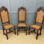 Set of 3 Carolean Style Chairs