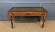 Victorian Burr Walnut Writing Table