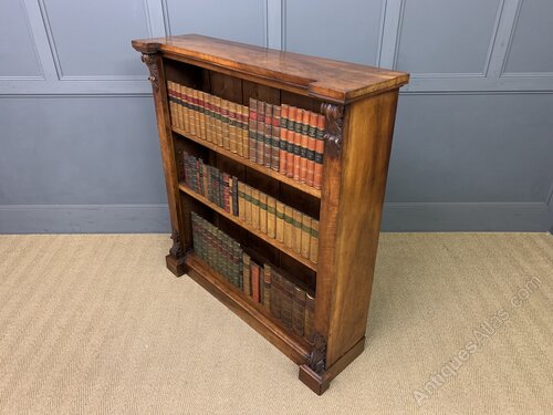 チェスト・キャビネット Antique Book open Shelf Caster 30587-600x600.jpg