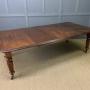 Victorian Mahogany 2 Leaf Extending Dining Table 