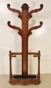 Victorian Mahogany Hall Tree