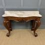 Victorian Mahogany Marble Topped Console Table