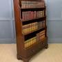 Victorian Mahogany Waterfall Open Bookcase