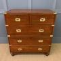Victorian Walnut Military Chest of Drawers
