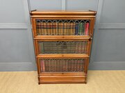 Walnut Globe Wernicke Stacking Bookcase