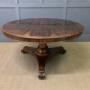 William IV Rosewood Loo Table