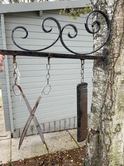 Wrought Iron Hairdressers Sign