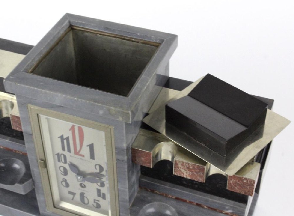 Antiques Atlas Alfred Dunhill Art Deco Pipe Stand Clock