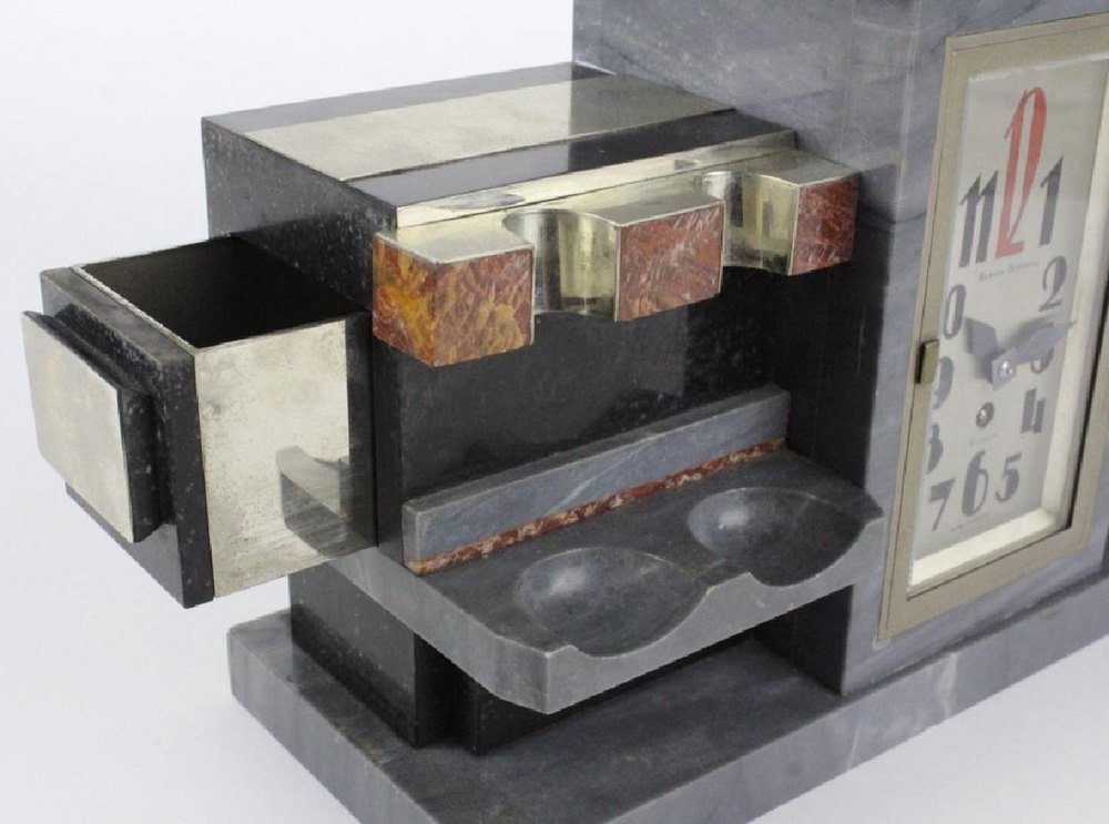 Antiques Atlas Alfred Dunhill Art Deco Pipe Stand Clock