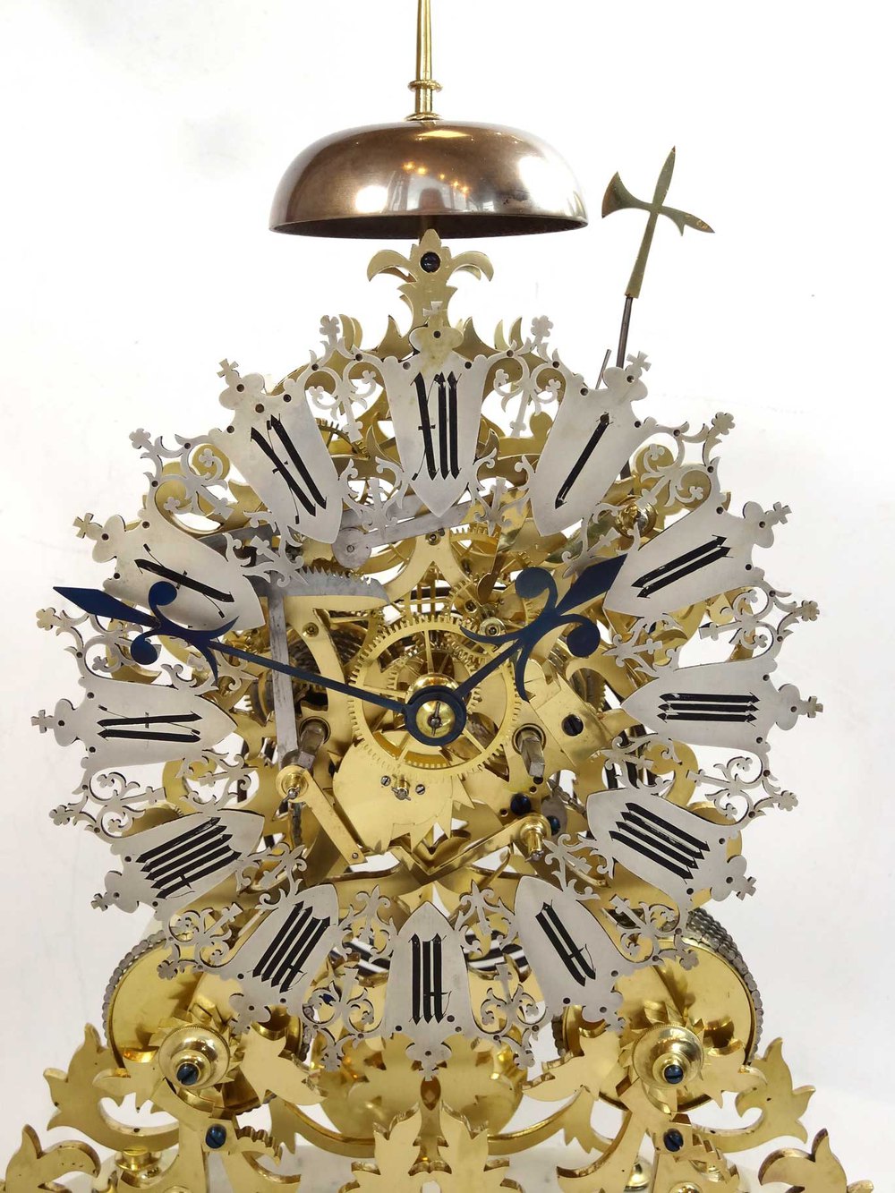 Antiques Atlas - Antique Striking Skeleton Clock
