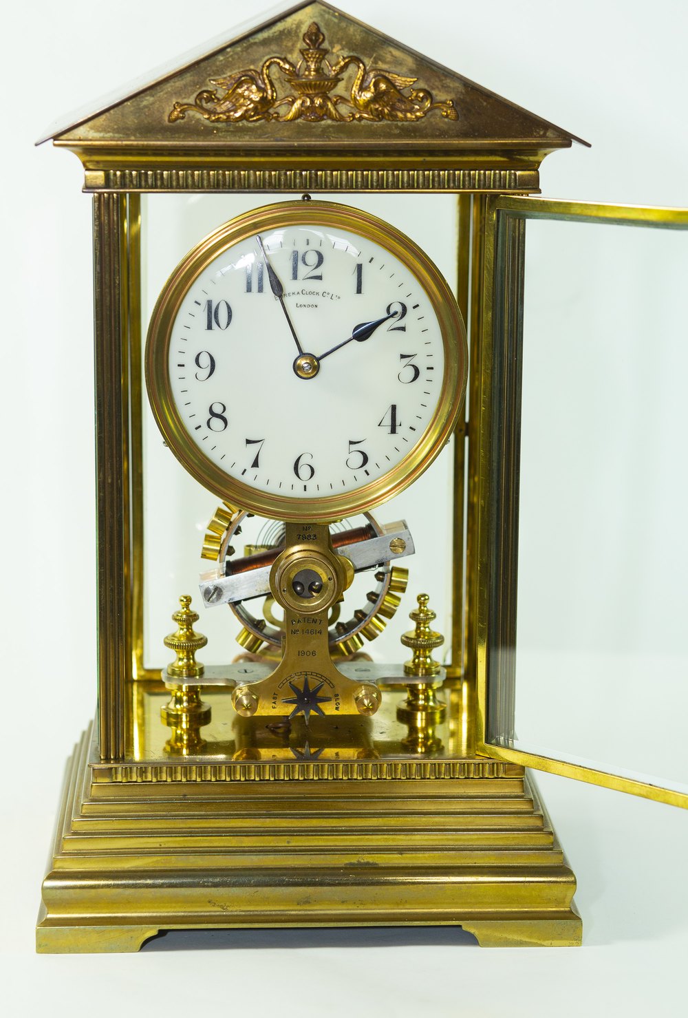 Antiques Atlas Architectural FourGlass Eureka Clock, C.1910