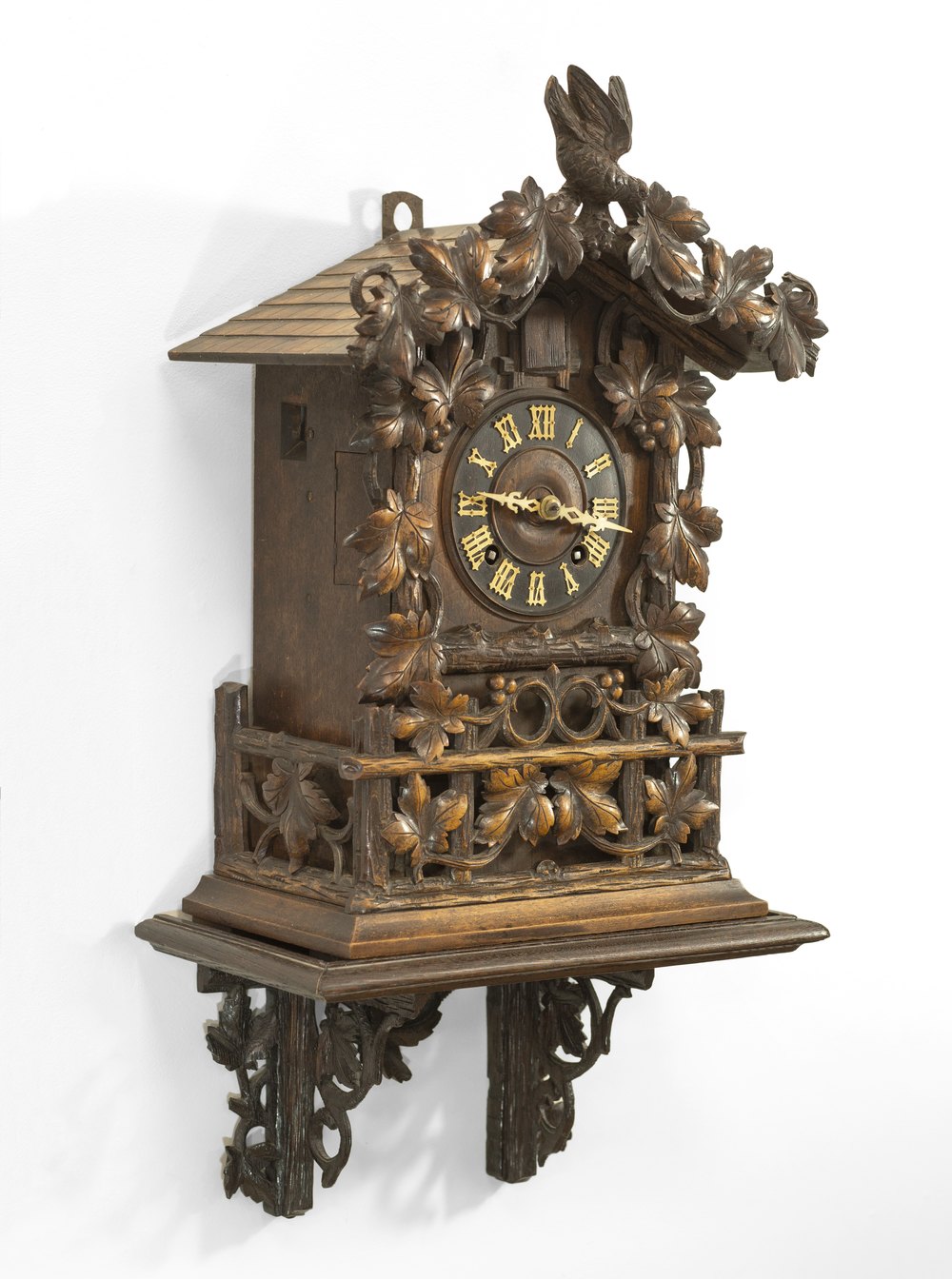 Antiques Atlas Fusee Striking 8day Shelf Cuckoo Clock