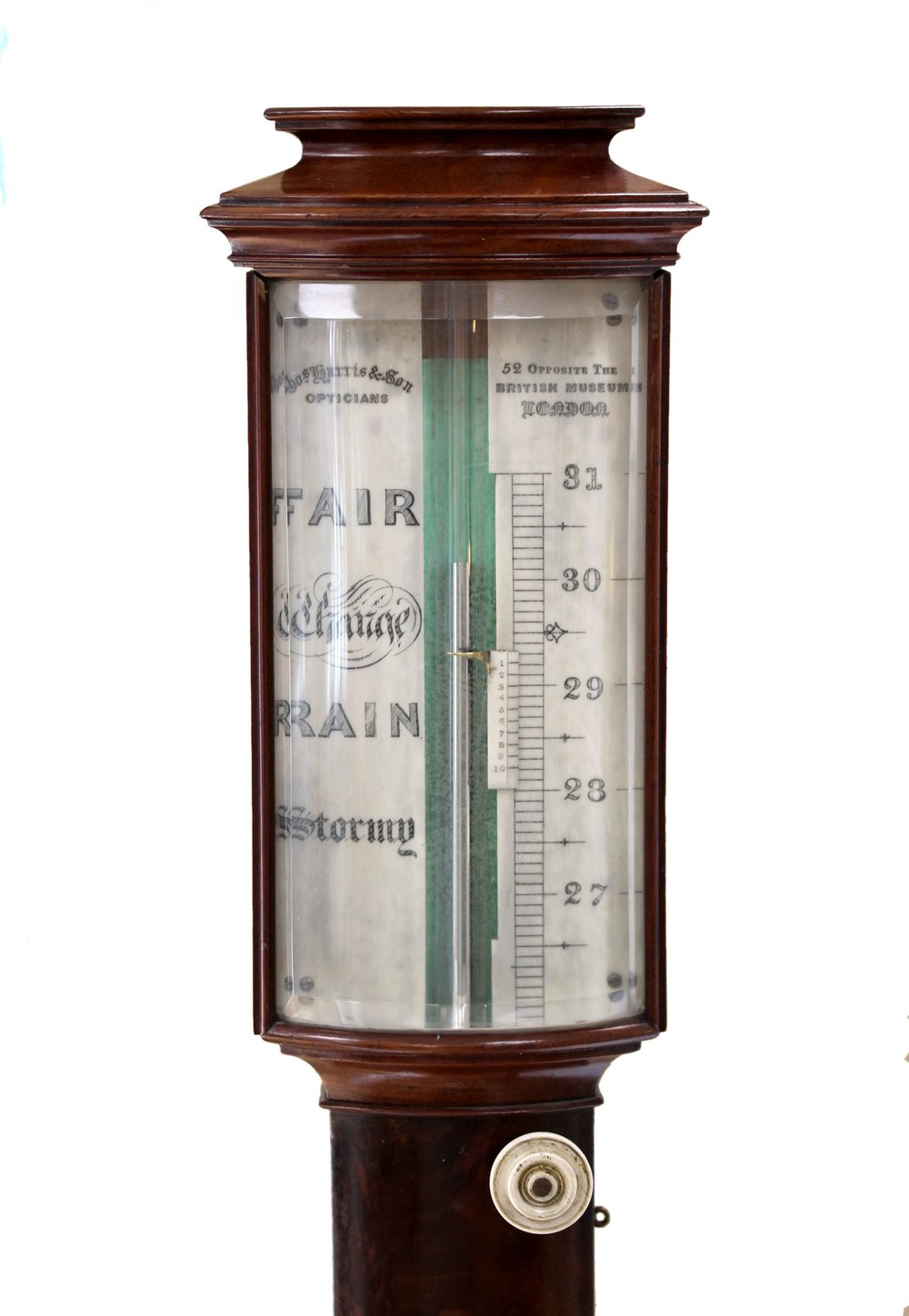 Antiques Atlas BowFront Stick Barometer