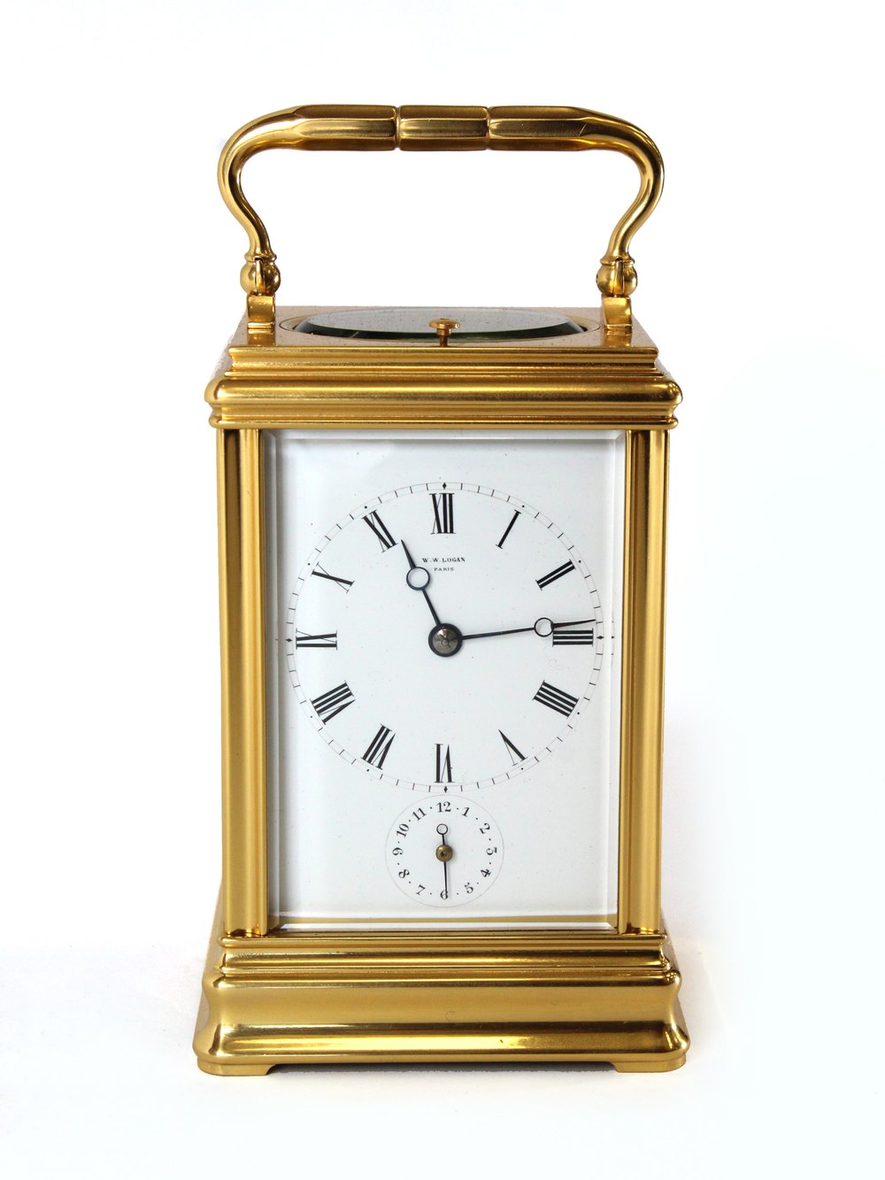 Antiques Atlas Gilded Strike Repeat Carriage Clock By Drocourt