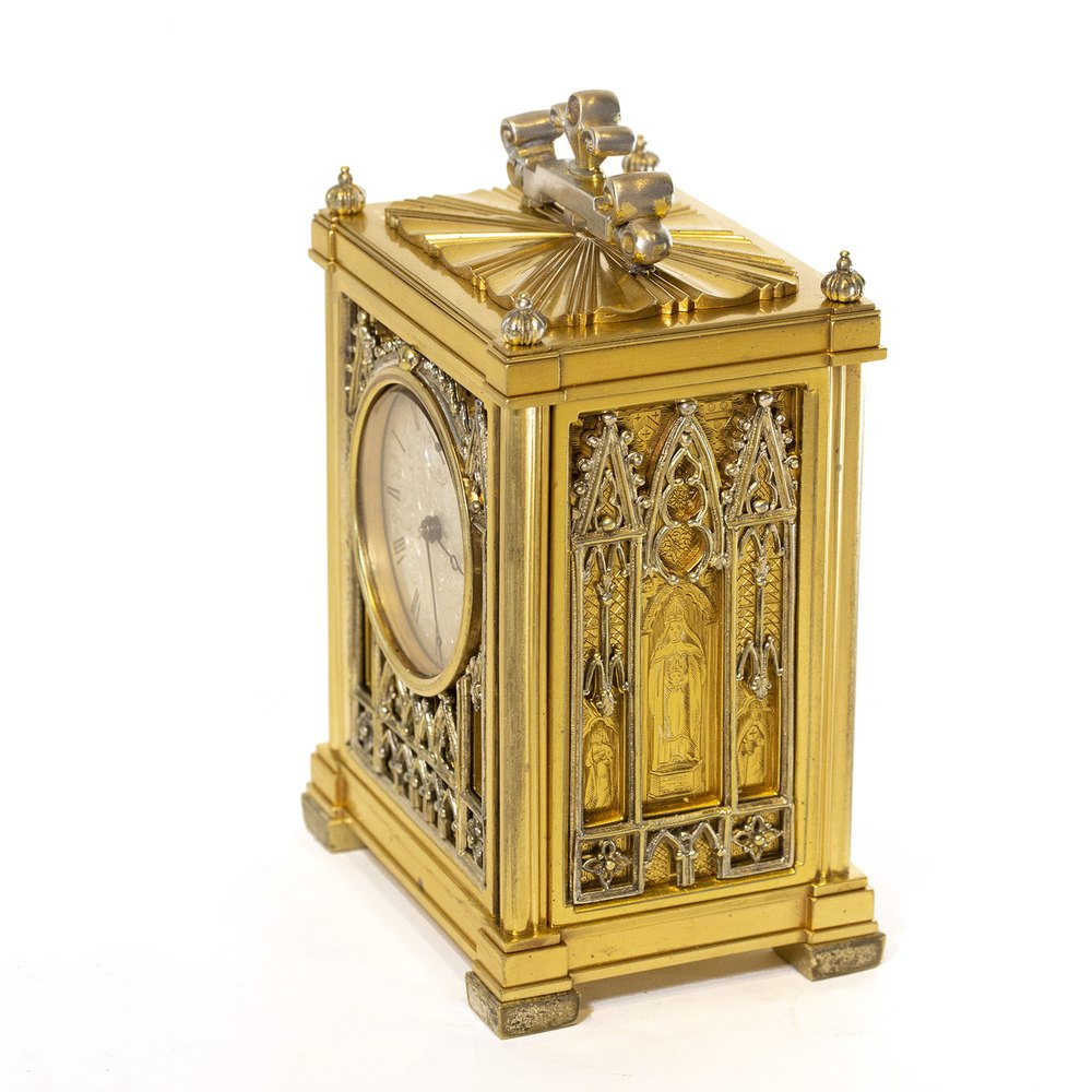 Antiques Atlas Miniature English Fusee Carriage Clock