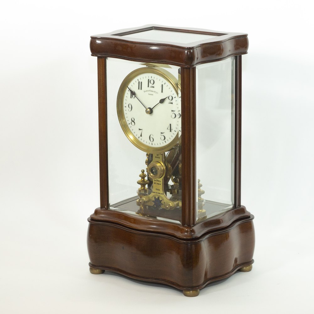 Antiques Atlas Serpentine Eureka Fourglass Mantel Clock