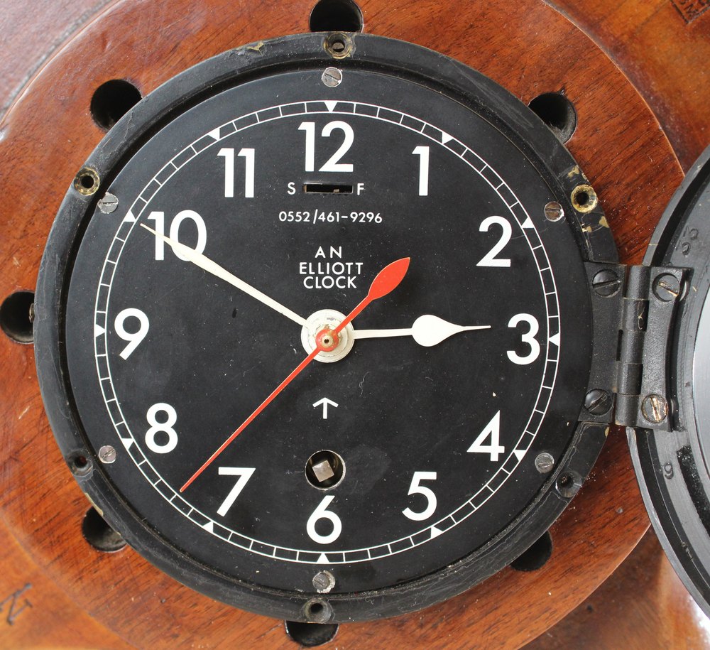 Antiques Atlas WW1 Wooden Propeller Mounted With A Clock