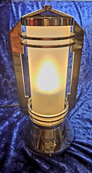 Art Deco Table Lamp By Jean Boris Lacroix
