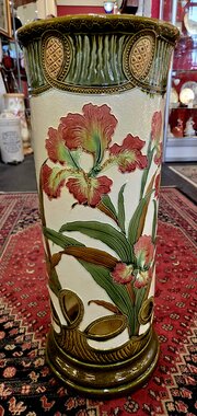 Burmantofts Faience Ware Stick / Umbrella Stand 