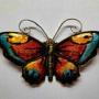 David Andersen Silver & Enamel Butterfly Brooch 
