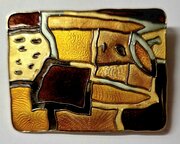 David Andersen Silver  Enamel Four Seasons Brooch