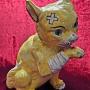Early 20th Century Mosanic Ceramic Cat. 