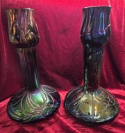 Pair Of Pallme - Konig Art Nouveau Vases 