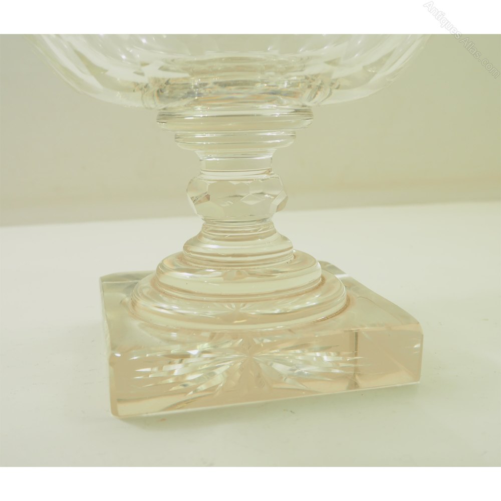 Antiques Atlas Fine Cut Glass Punch Bowl. Circa 1830