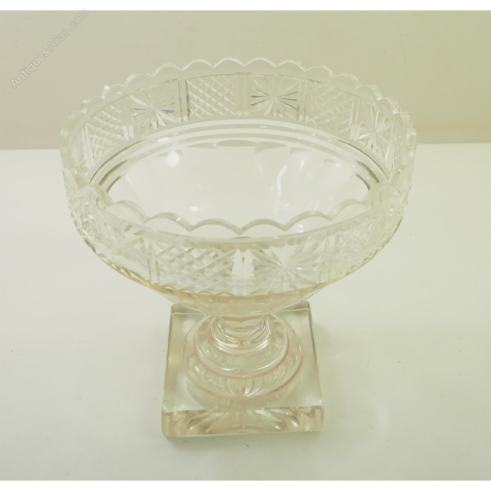 Antiques Atlas Fine Cut Glass Punch Bowl. Circa 1830