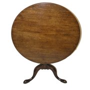 Large Georgian Mahogany Tripod Table