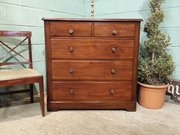 Antique Victorian Mahogany Chest Of Drawers 