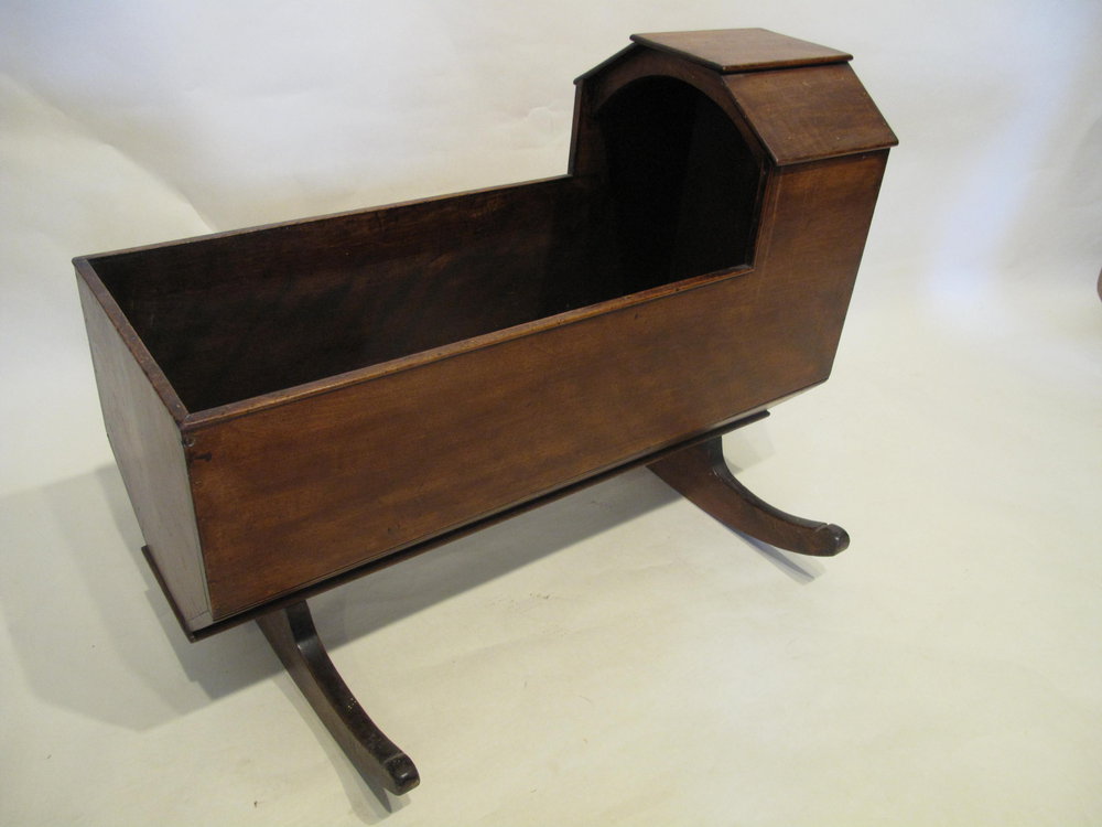 Antique Mahogany Crib Antiques Atlas