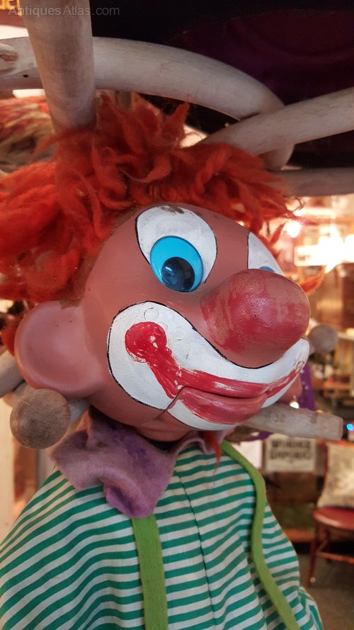 Antiques Atlas Vintage Clown Ventriloquist Dummy