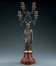 Erechtheion Caryatid Candelabrum By Barbedienne 