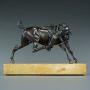 Fine French equestrian bronze of a riderless horse