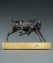 Fine French Equestrian Bronze Of A Riderless Horse