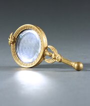 French Empire Ormolu Hand Held Mirror