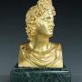 Ormolu bust of Apollo, ex Versace collection