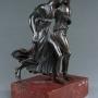 Rare Directoire bronze of Paul et Virginie