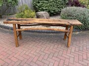 19th Century Rustic Workbench / Console Table