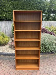 5 Danish Mid Century Tall Teak Bookcases C1960s
